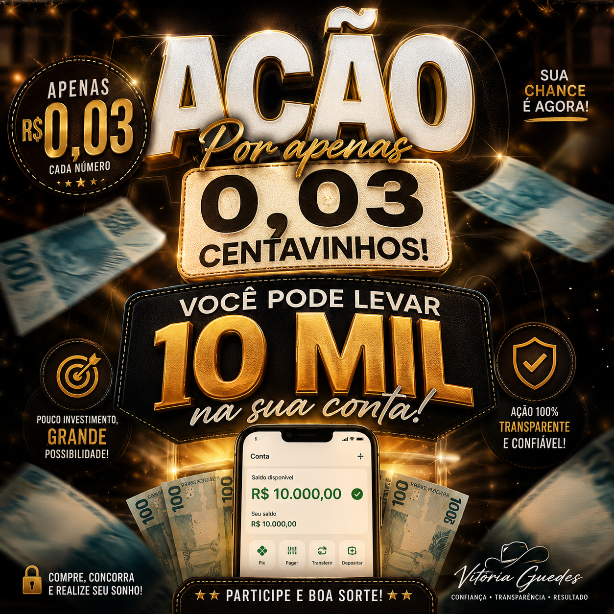 10 MIL REAIS NO PIX